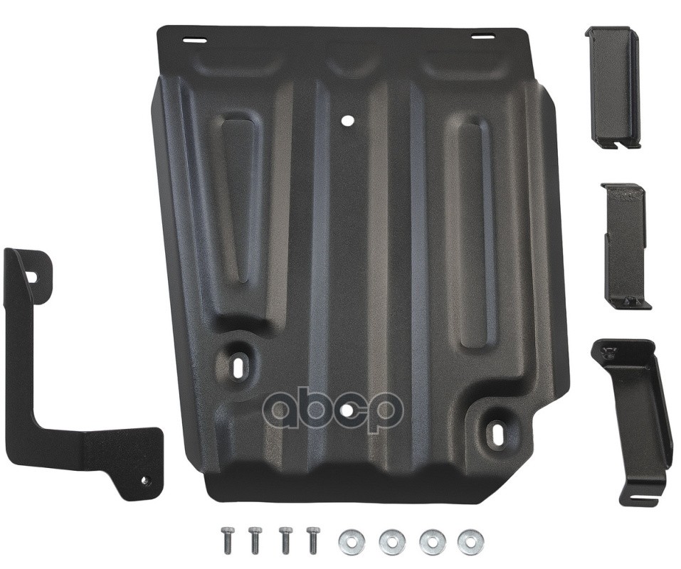 Защита Топливного Бака Nissan, Renault Terrano, Arkana, Duster, Kaptur Крепеж В Комплекте Сталь 1.5 Мм Черный Автоброня Автоб...