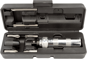 Отвертка ударная, хром 6насадок футляр АвтоDело 40002 АвтоDело арт. 40002