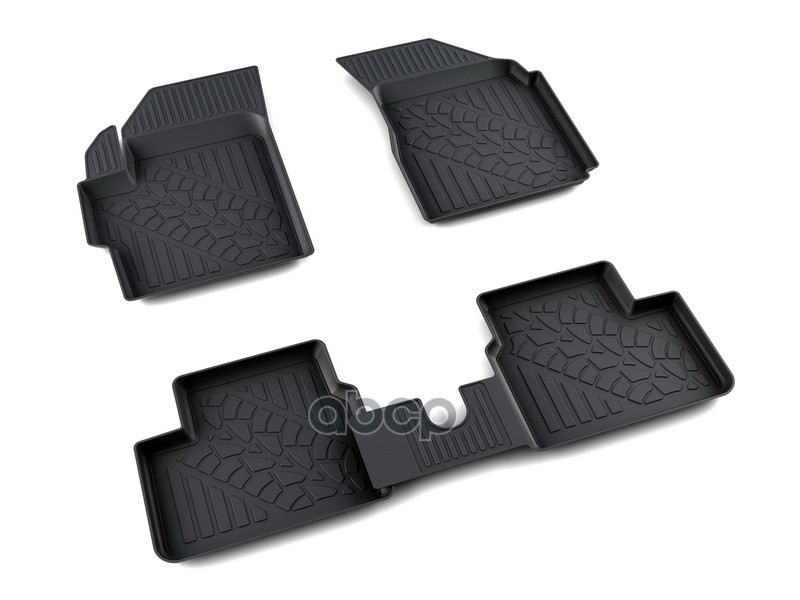 Коврики Салона Резина Черный Daewoo Matiz 1998- Агатэк A.002.17.pl АгатэК арт. A.002.17.PL