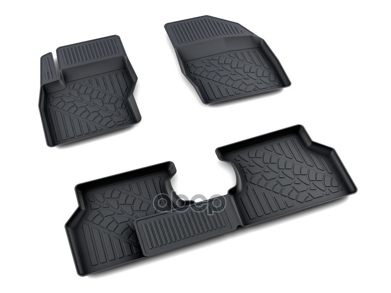 Коврики Салона Полиуретан Черный Ford Focus Седан, Хэтчбек 2005-2008 Агатэк A.002.24.pl АгатэК арт. A.002.24.PL