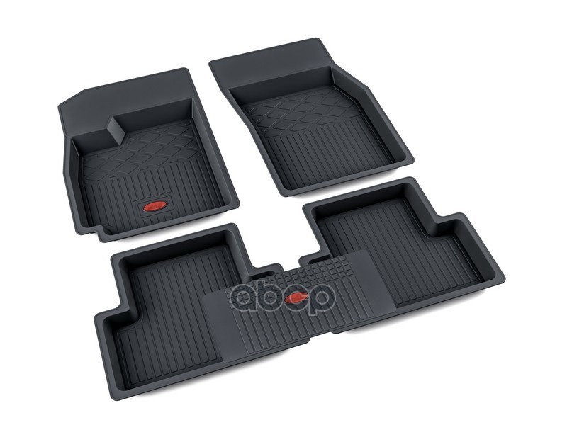 Коврики Салона Резина Черный Ford Fusion (Ju_) 2002- Агатэк A.002.26.h АгатэК арт. A.002.26.H