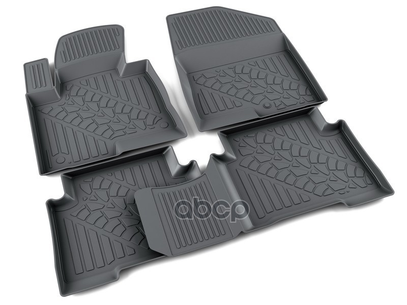 Коврики Салона Полиуретан Черный Hyundai Santa Fe (Dm) 5-Ти Местный 2013- Агатэк A.003.0235.pl АгатэК арт. A.003.0235.PL