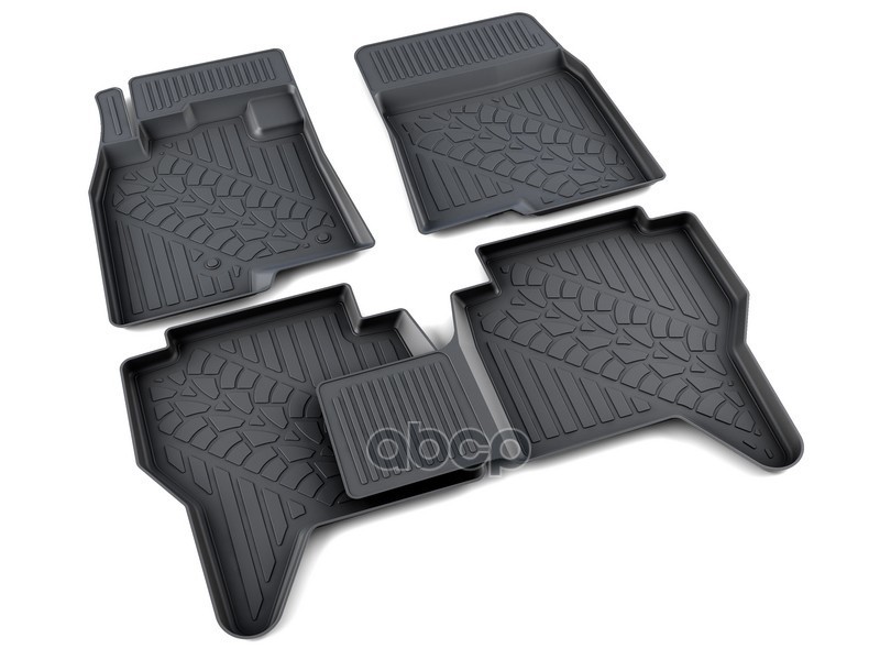 Коврики Салона Полиуретан Черный Mitsubishi Pajero Iv 5-Ти Дверный 2006- Агатэк A.003.103.pl АгатэК арт. A.003.103.PL