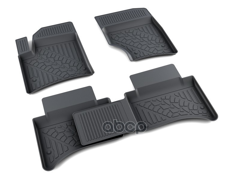 Коврики Салона Полиуретан Черный Volkswagen Touareg 2006-2010 Агатэк A.003.109.pln АгатэК арт. A.003.109.PLN