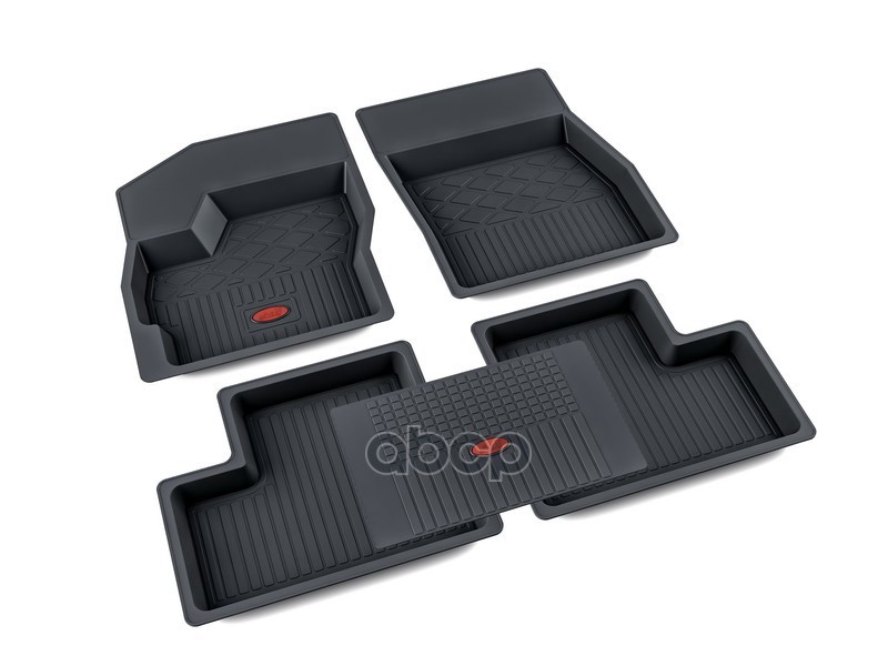 Коврики Салона Резина Черный Chevrolet Cruze 2009- Агатэк A.003.25.h АгатэК арт. A.003.25.H