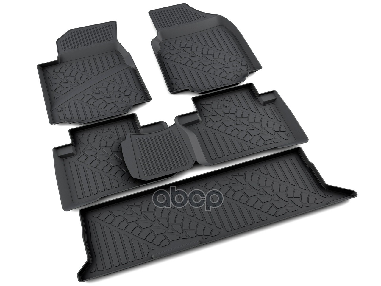 Коврики В Салон Ваз 2123 Резина Черный Комплект Агатэк Vsk-00005677 АгатэК арт. VSK-00005677