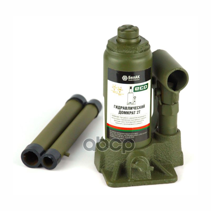 Домкрат бутылочный ECO 2 тонны БелАК БелАК арт. БАК70011