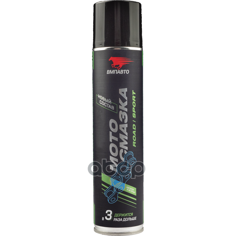 Смазка для цепей мототехники сверхлипкая аэрозоль 400мл ВМПАВТО арт. 8406