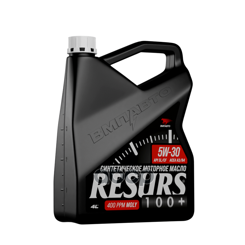 ВМПАВТО Масло моторное синтетическое Resurs 100+ 5W30 SL/CF, A3/B4 4л