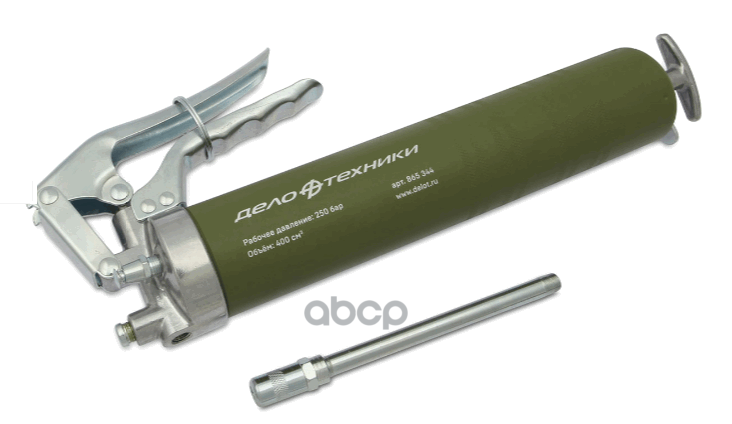 Шприц Для Смазки Плунжерный Пистолетного Типа 400 См3 Дело Техники арт. 865344