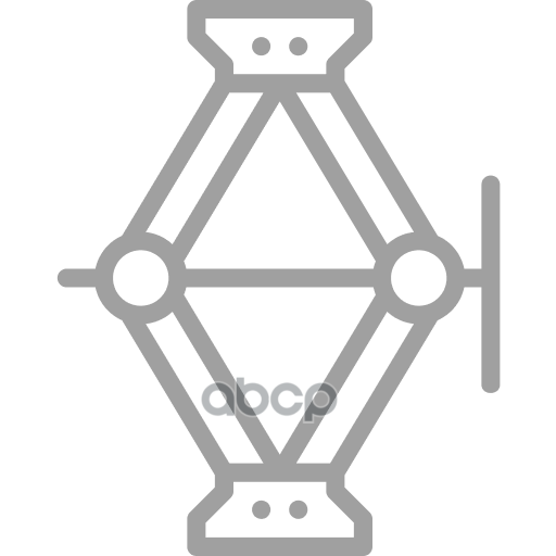 Домкрат Винтовой Ромбический 1 5 Тонны  95—390 Мм Дело Техники арт. 901215