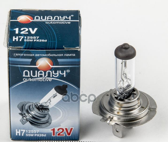 Лампа H7 12В, 55Вт Диалуч 12557 Диалуч арт. 12557