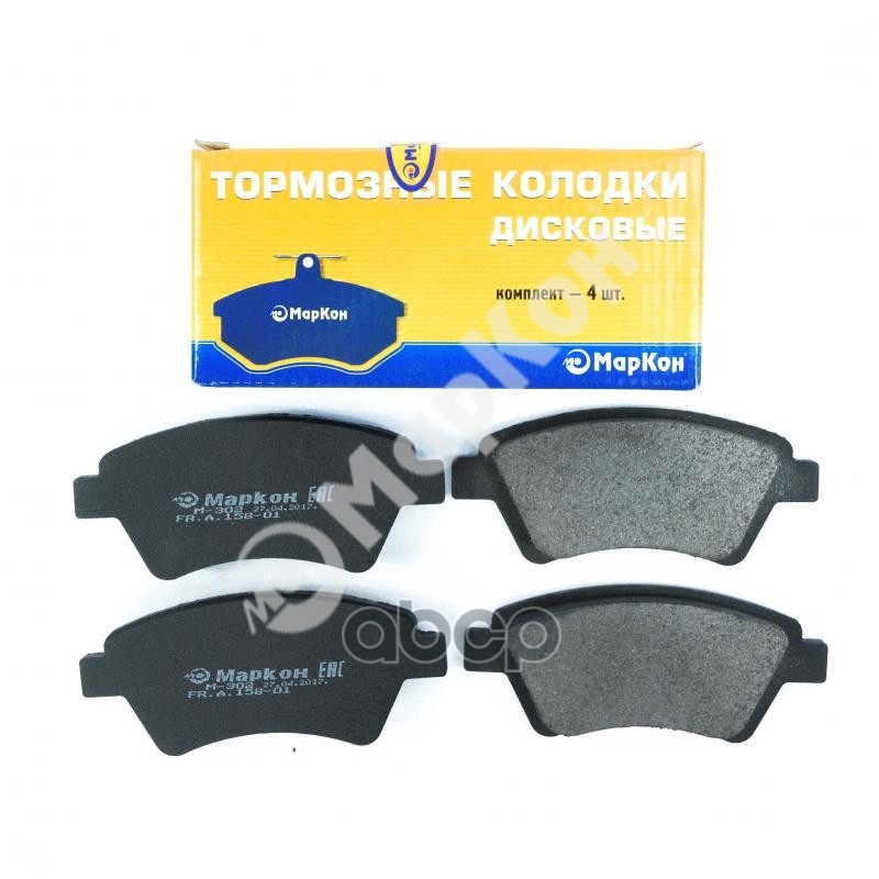 Колодки тормозные дисковые к-т Peugeot 307 00-  Citroen  Fiat МарКон арт. 13500190