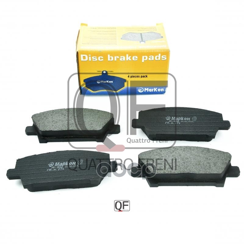Колодки тормозные дисковые к-т Honda Civic VIII МарКон арт. 17100178
