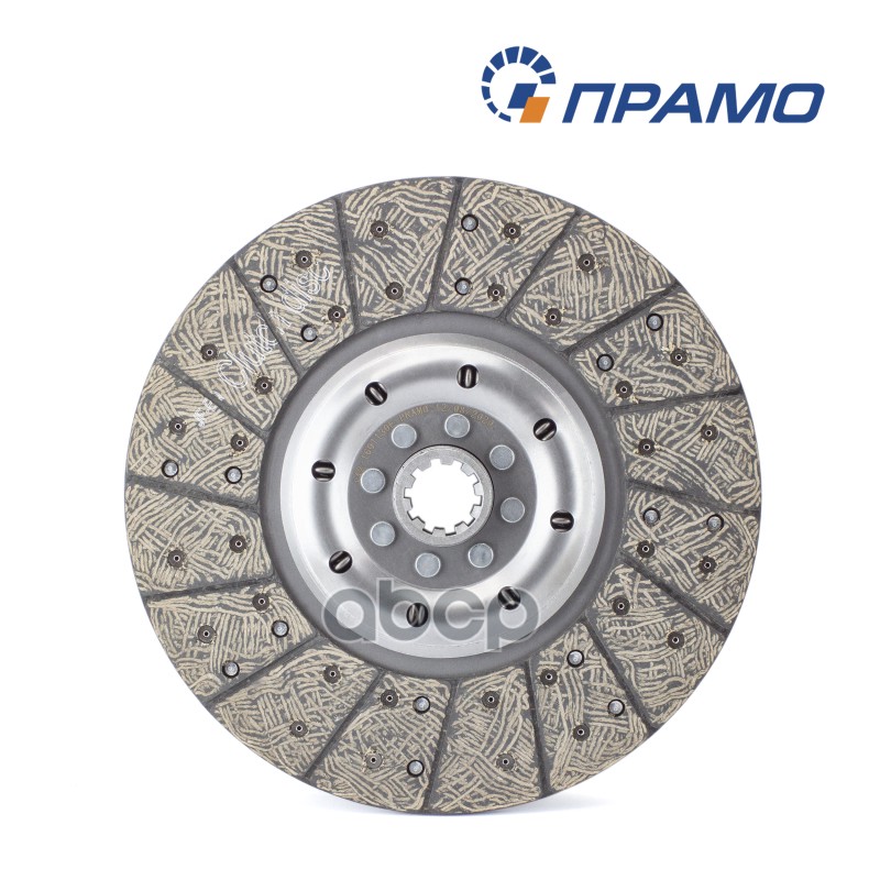 Диск сцепления ведомый усил. с двойной пружиной и безасбестовой накладкой Прамо 142-1601130Е Прамо арт. 142-1601130Е
