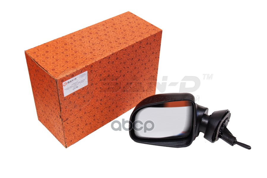 Зеркало наружнее заднего вида ЛАРГУС - РЕНО ЛОГАН мех. левое SAN-D САН-Д арт. ZN2821