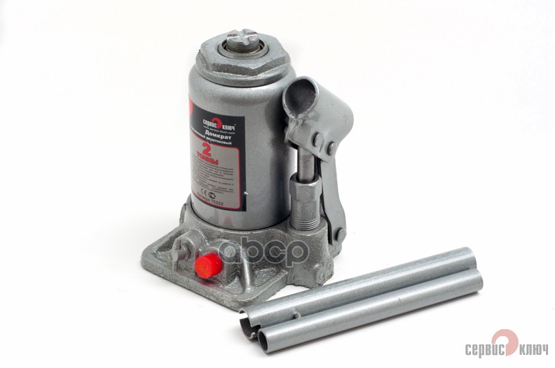 Домкрат 2Т. Бутылочный Двухштоковый Высота 161-374 Сервис Ключ 75222 СЕРВИС КЛЮЧ арт. 75222