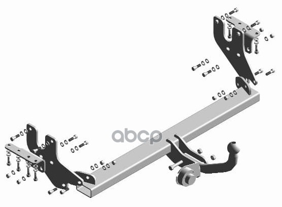 Фаркоп ТРЕЙЛЕР Mitsubishi Lancer 2008-12 дорестайл ТРЕЙЛЕР арт. 7130