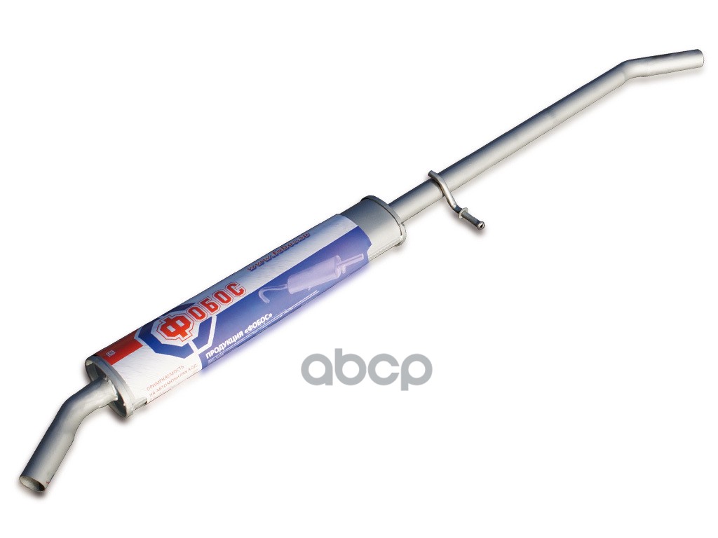 Резонатор (средняя часть) Renault Duster 4*4 дв 1,6 диаметр 40 Фобос 34244 ФОБОС арт. 34244