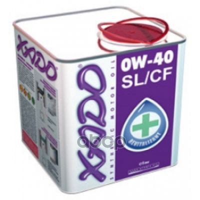 Хадо Масло моторное синтетическое "Atomic Oil SL/CF 0W-40", 1л XA20201