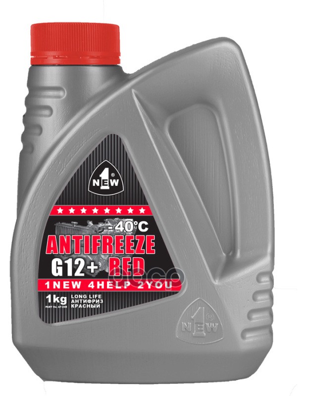 Антифриз Красный -40 G12+ 1 Кг 1NEW арт. af-25-r1