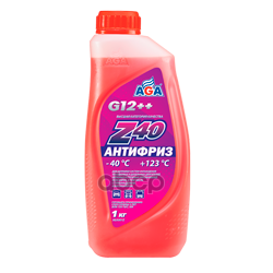 Антифриз AGA Z-40 G12++ готовый -40C красный 1 кг AGA001Z AGA арт. AGA001Z