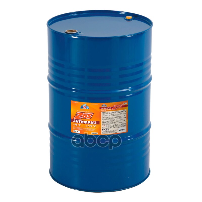 Антифриз  готовый к применению  желтый  -65С 220 кг  AGA-Z65  PREMIX AGA арт. aga062z