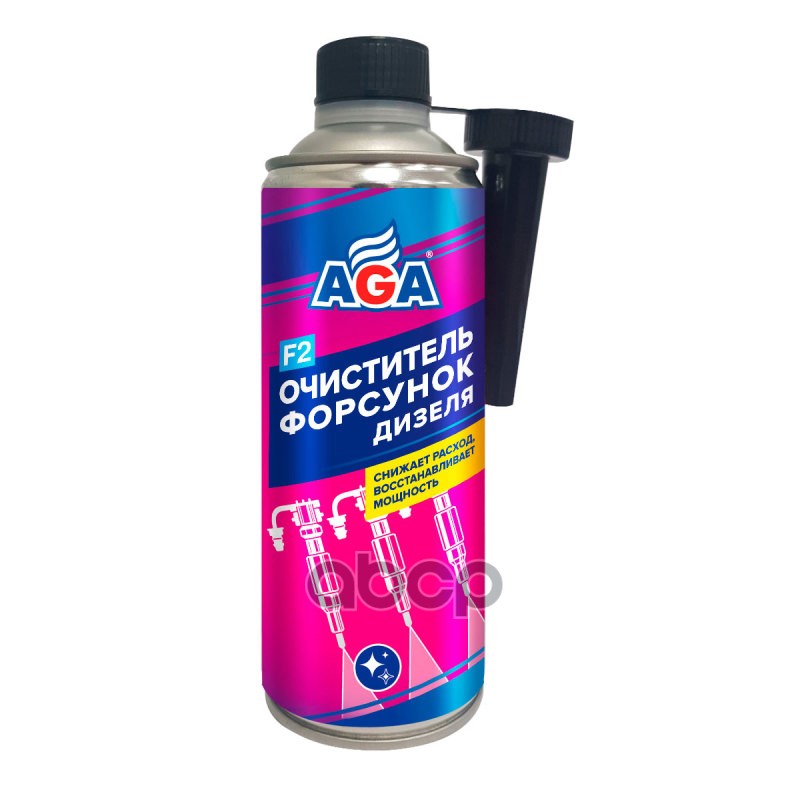 Очиститель форсунок дизеля AGA F2   335 мл AGA арт. aga802f
