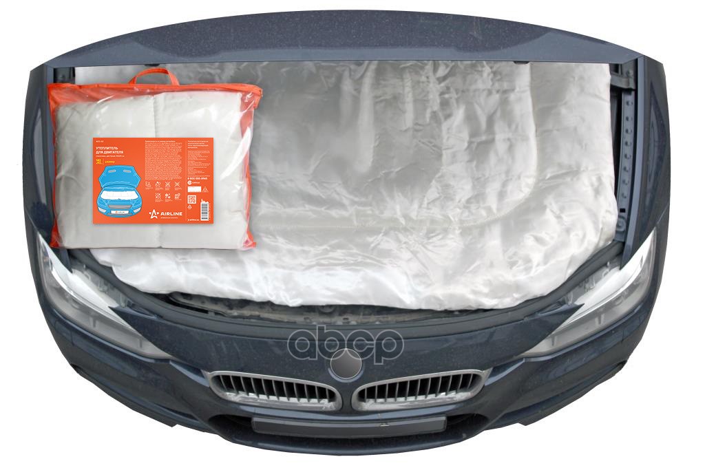 Утеплитель для двигателя, стеклоткань (210г/м2), цвет белый, 140*90см (ACC-02) AIRLINE арт. ACC02