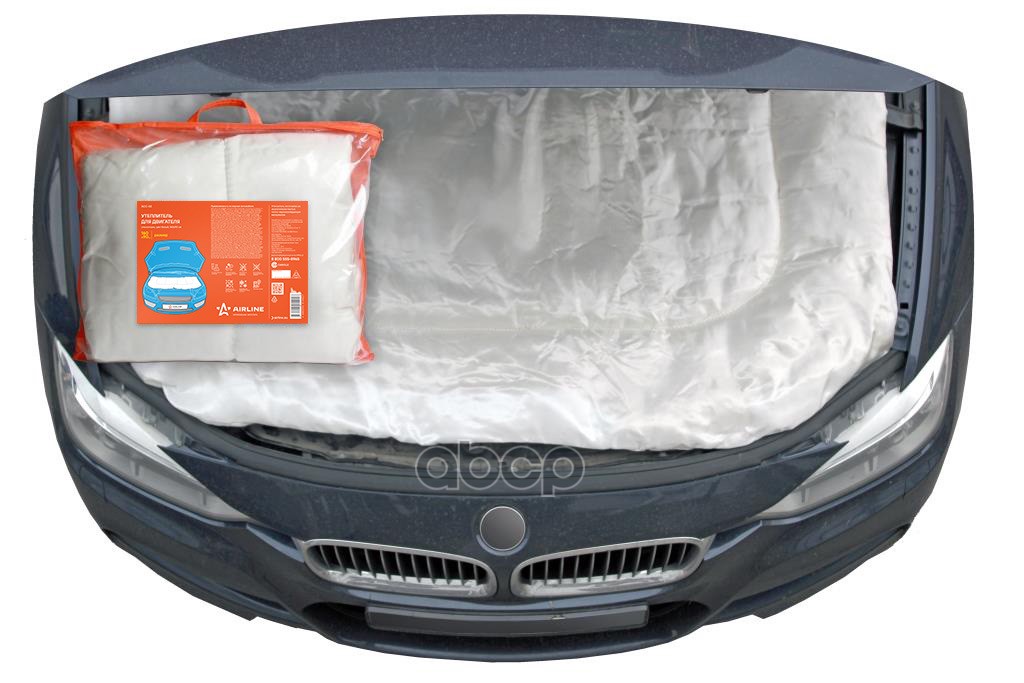 Утеплитель для двигателя, стеклоткань (210г/м2), цвет белый, 160*90см (ACC-03) AIRLINE арт. ACC03