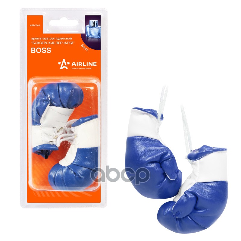 Ароматизатор подвесной Боксерские перчатки boss (AFB0204) AIRLINE арт. AFB0204