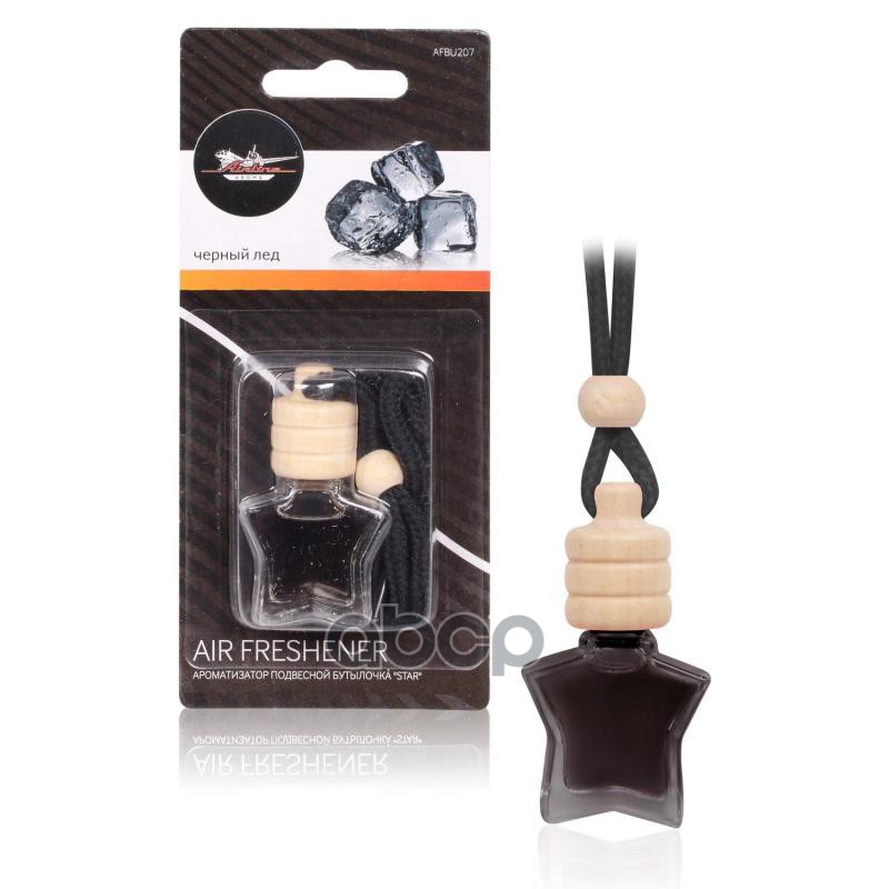 Ароматизатор подвесной бутылочка Star черный лед  (AFBU207) AIRLINE арт. AFBU207