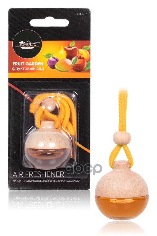 Ароматизатор подвесной бутылочка Elegance фруктовый сад  (AFBU216) AIRLINE арт. afbu216