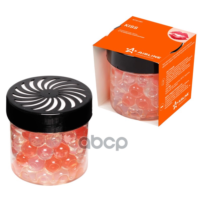 Ароматизатор-Банка С Гелевыми Шариками Kiss (Afsh181) AIRLINE арт. AFSH181
