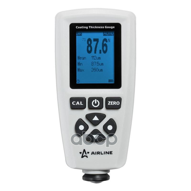 Толщиномер лакокрасочного покрытия PRO, непрерывн.измерение, черн./цвет. металлы, в кейсе (AKAA002) AIRLINE арт. AKAA002
