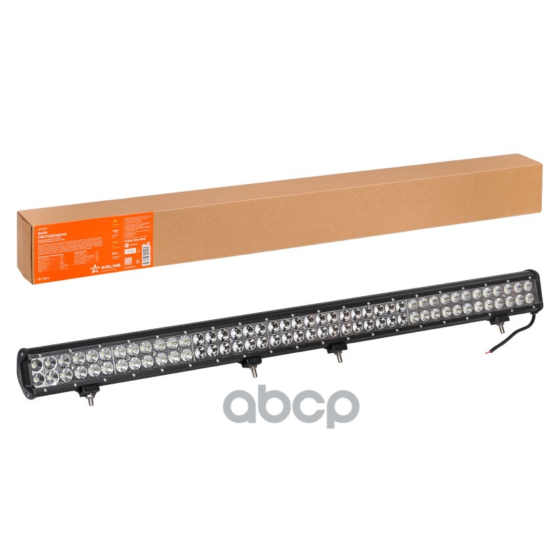 Фара светодиодная (балка) двухрядная, 84 LED комбинир. свет, 252W (980х78х65) 12/24V (ALED054 AIRLINE арт. ALED054