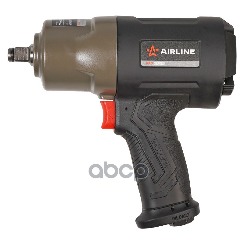 Гайковерт пневматический ударный композитный 1/2DR 1890Нм PRO (ATAZ114) AIRLINE арт. ATAZ114