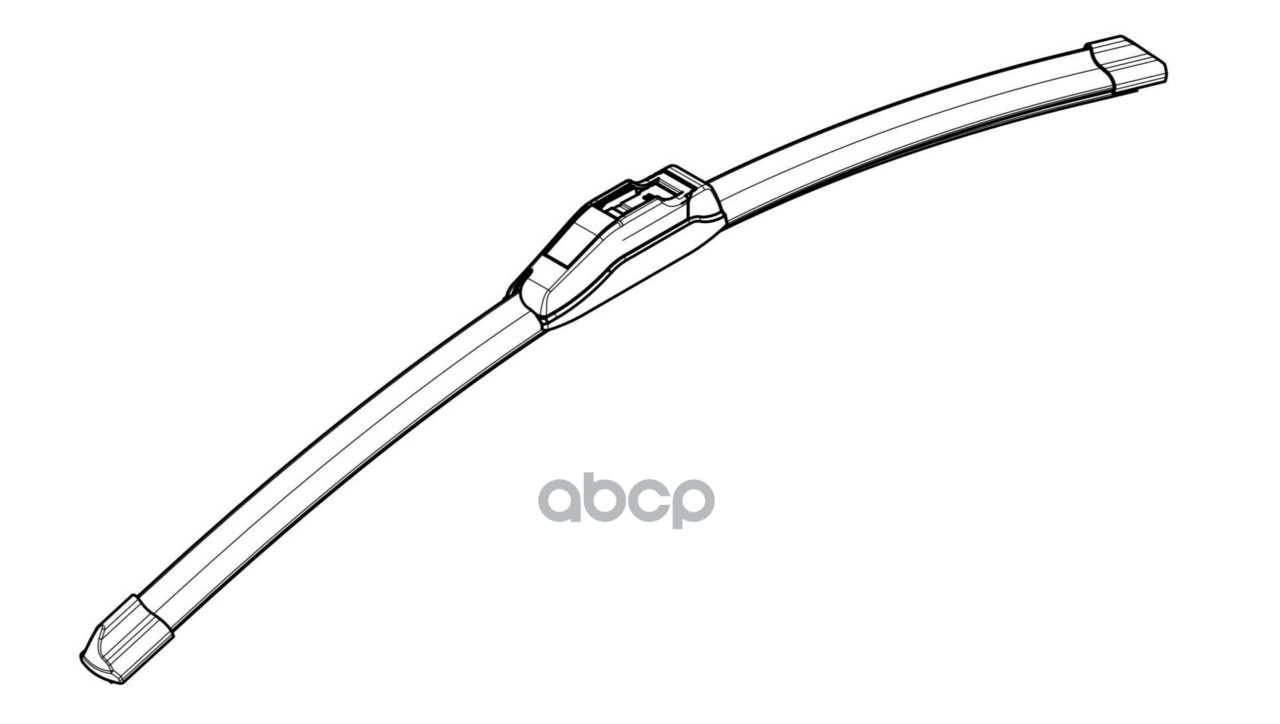 Щетка стеклоочистителя бескаркасная PLUS 350мм (14) 1 адптр (Hook 9x3, 9x4/Крючок 9x3, 9x4) (AWBBN3 AIRLINE арт. AWBBN350