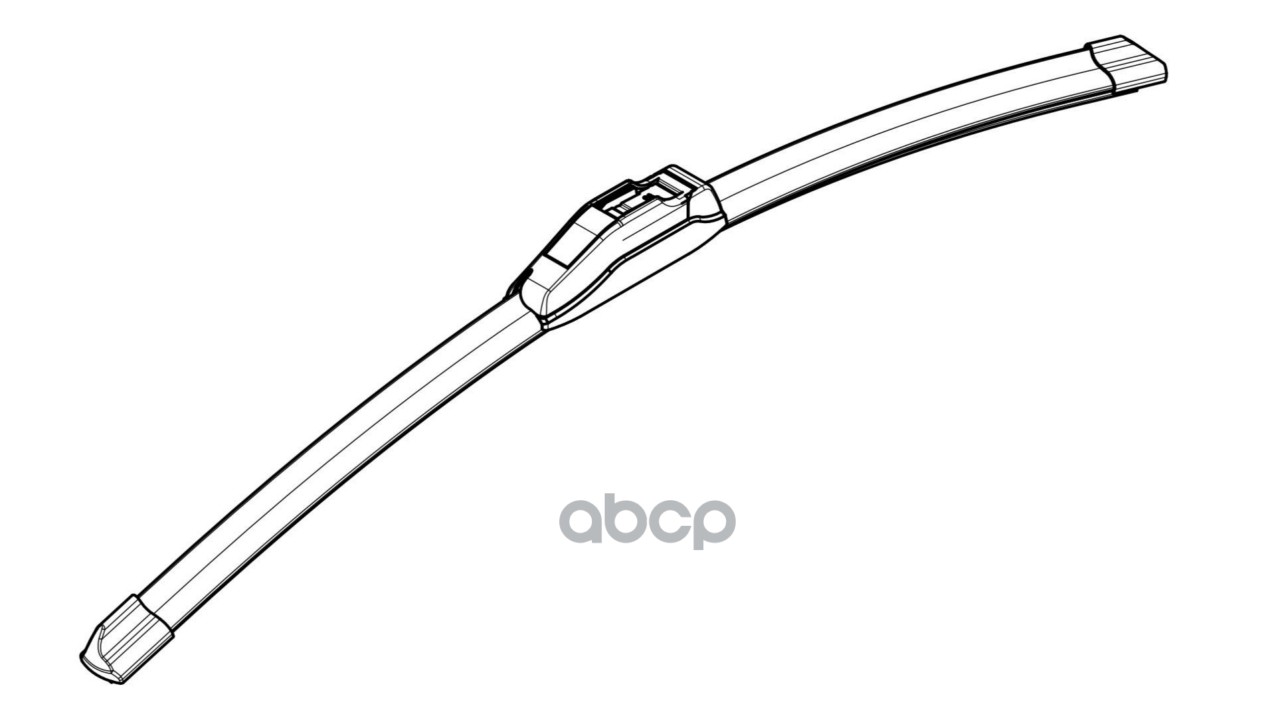 Щетка стеклоочистителя бескаркасная PLUS 400мм (16) 1 адптр (Hook 9x3, 9x4/Крючок 9x3, 9x4) (AWBBN4 AIRLINE арт. AWBBN400