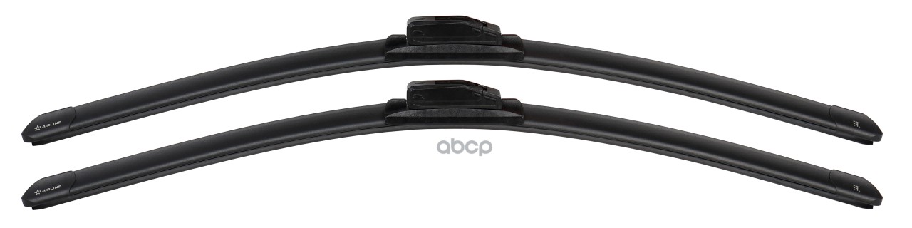 Щетки стеклоочистителя бескаркасные 550/350мм Крючок 9х3, 9х4мм AIRLINE арт. AWBM017