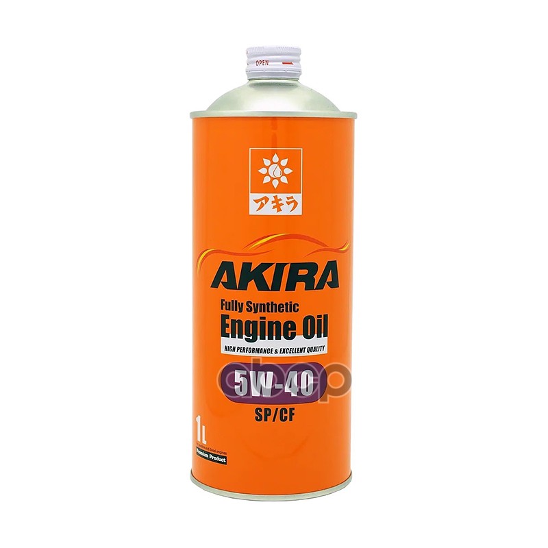 AKIRA Масло моторное AKIRA ENGINE OIL 5W-40 FS SP/CF 1л A00032241-001
