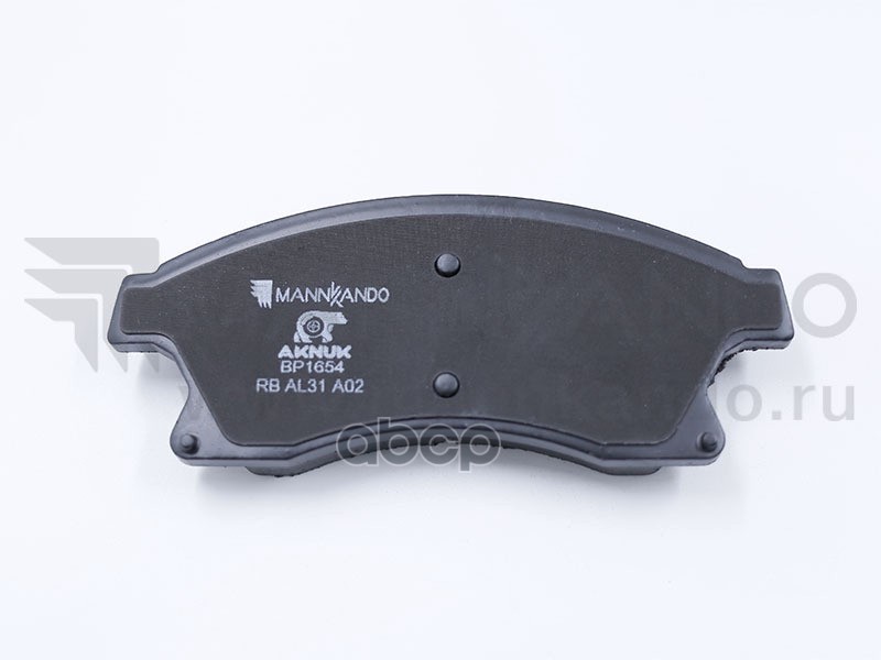 Колодки Тормозные Дисковые Передние Opel Astra J (P10) Aknuk Bp1654 Ak Bp1654 AKNUK арт. BP1654