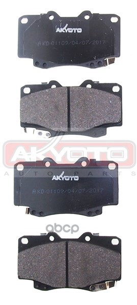 Колодки тормозные дисковые AKYOTO арт. AKD01109