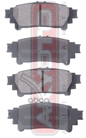 Колодки тормозные дисковые AKYOTO арт. AKD01203