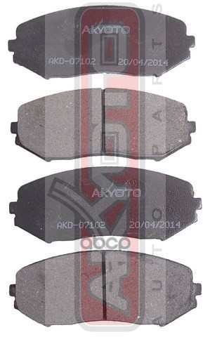 Колодки тормозные дисковые передние SUZUKI GRAND VITARA JB 2006< AKYOTO арт. akd-07102