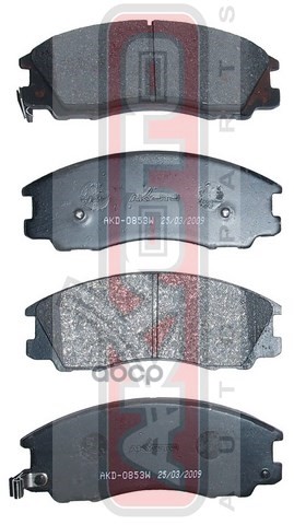 Колодки Тормозные Дисковые Перед AKYOTO арт. AKD0853