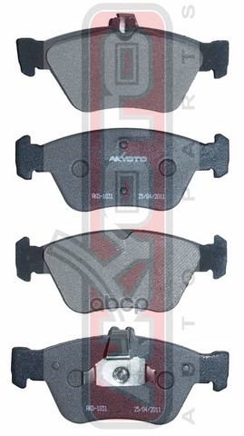 Колодки Тормозные Дисковые Перед AKYOTO арт. AKD1031
