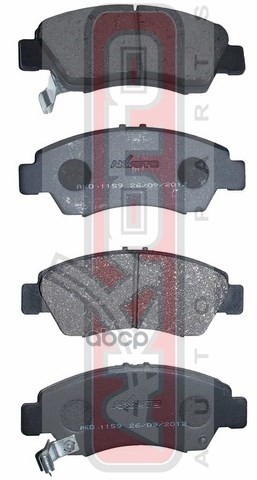 Колодки Тормозные Дисковые Передние Honda Honda Civic Ej9/Ek1/Ek3/Ek4 1995-2001 Es1 2000->  Jazz (G AKYOTO арт. akd-1159