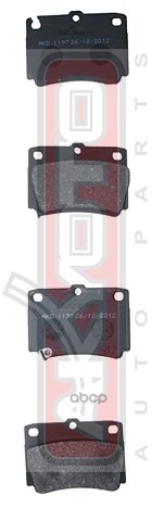 Колодки тормозные дисковые задние MITSUBISHI MITSUBISHI PAJERO/MONTERO SPORT CHALLENGER K94W/K9 AKYOTO арт. akd-1197