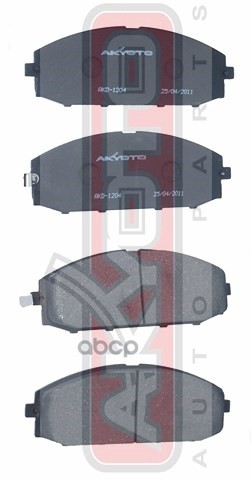 Колодки Тормозные Дисковые Перед AKYOTO арт. AKD1204